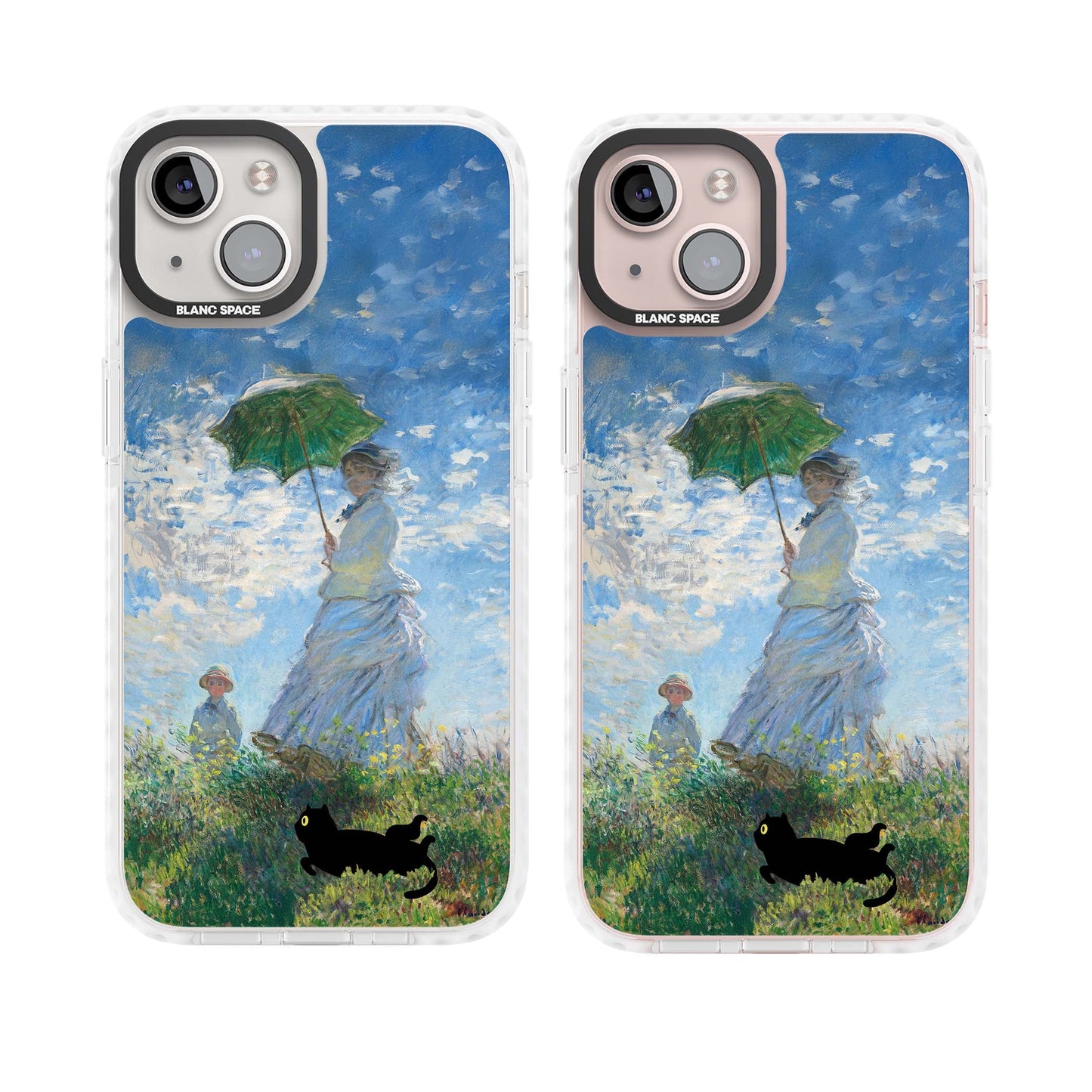 Cat with Monet's Parasol Lady