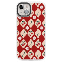 Vintage Cherry Diamond Pattern