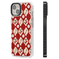 Vintage Cherry Diamond Pattern