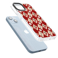 Vintage Cherry Diamond Pattern