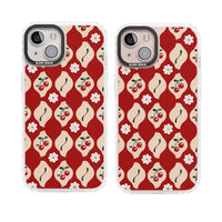 Vintage Cherry Diamond Pattern