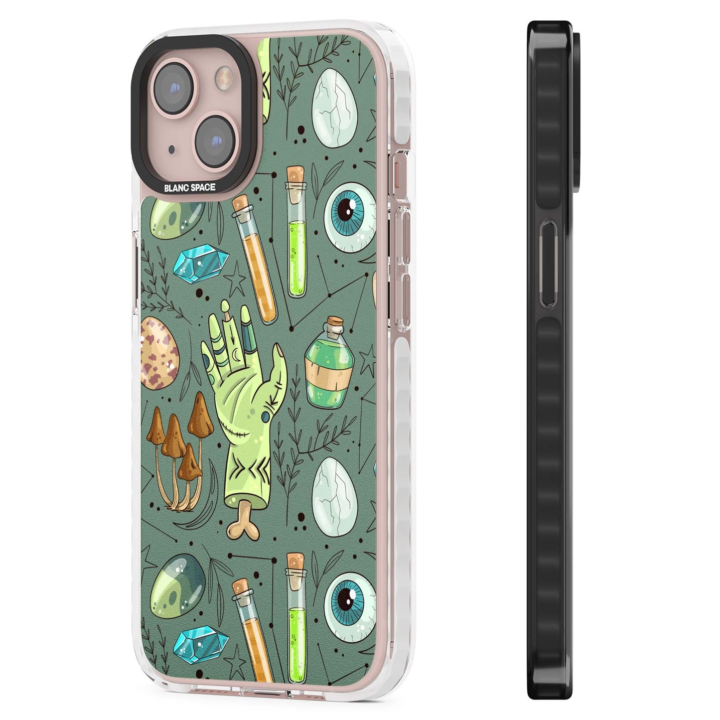 Motif expérimental de dessin animé pour Halloween