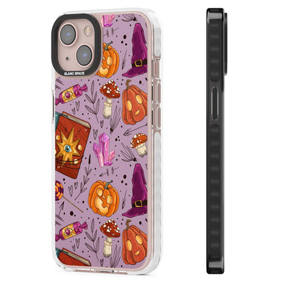 Witchy Cartoon Halloween Pattern