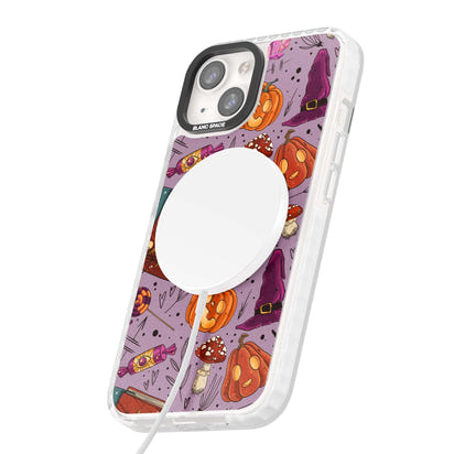 Witchy Cartoon Halloween Pattern