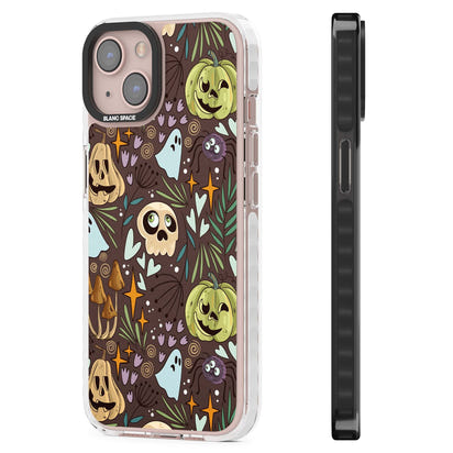 Goblincore Cartoon Halloween Pattern