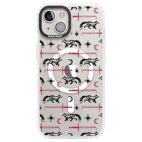 Motif renard et lame