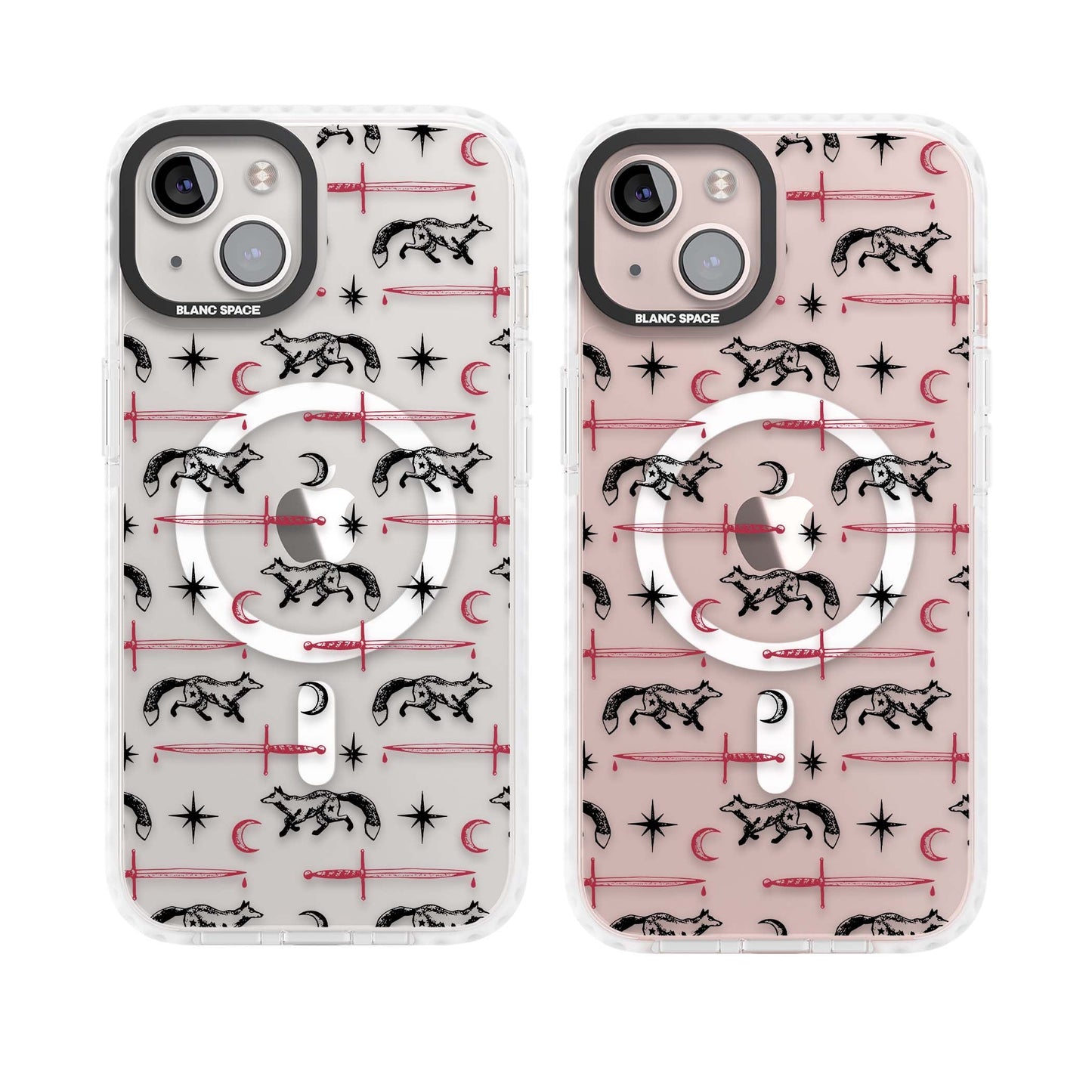 Motif renard et lame