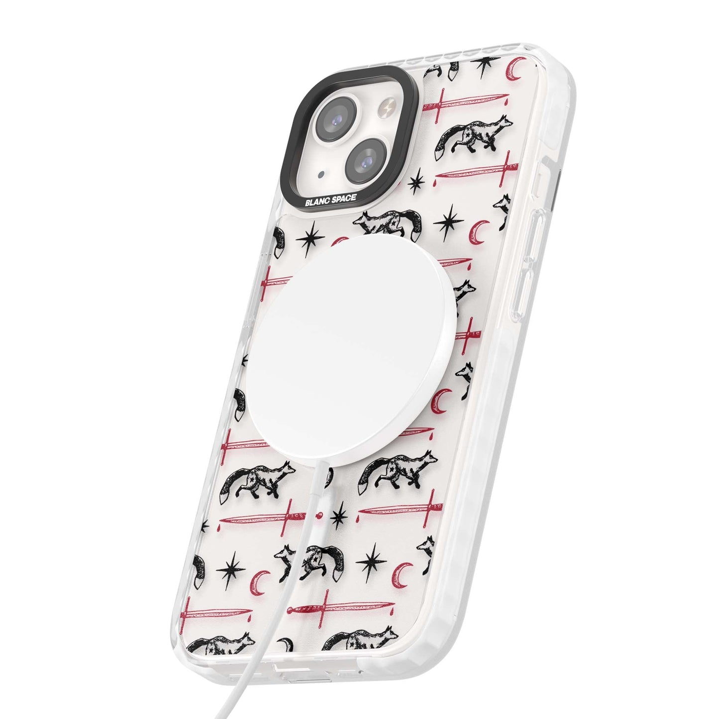 Motif renard et lame