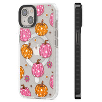 Motif de citrouilles Fleurs et Étoiles