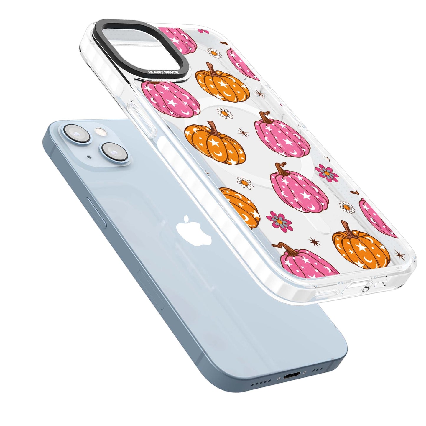 Motif de citrouilles Fleurs et Étoiles