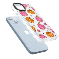 Motif de citrouilles Fleurs et Étoiles