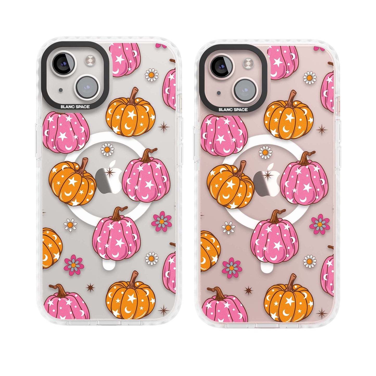 Motif de citrouilles Fleurs et Étoiles