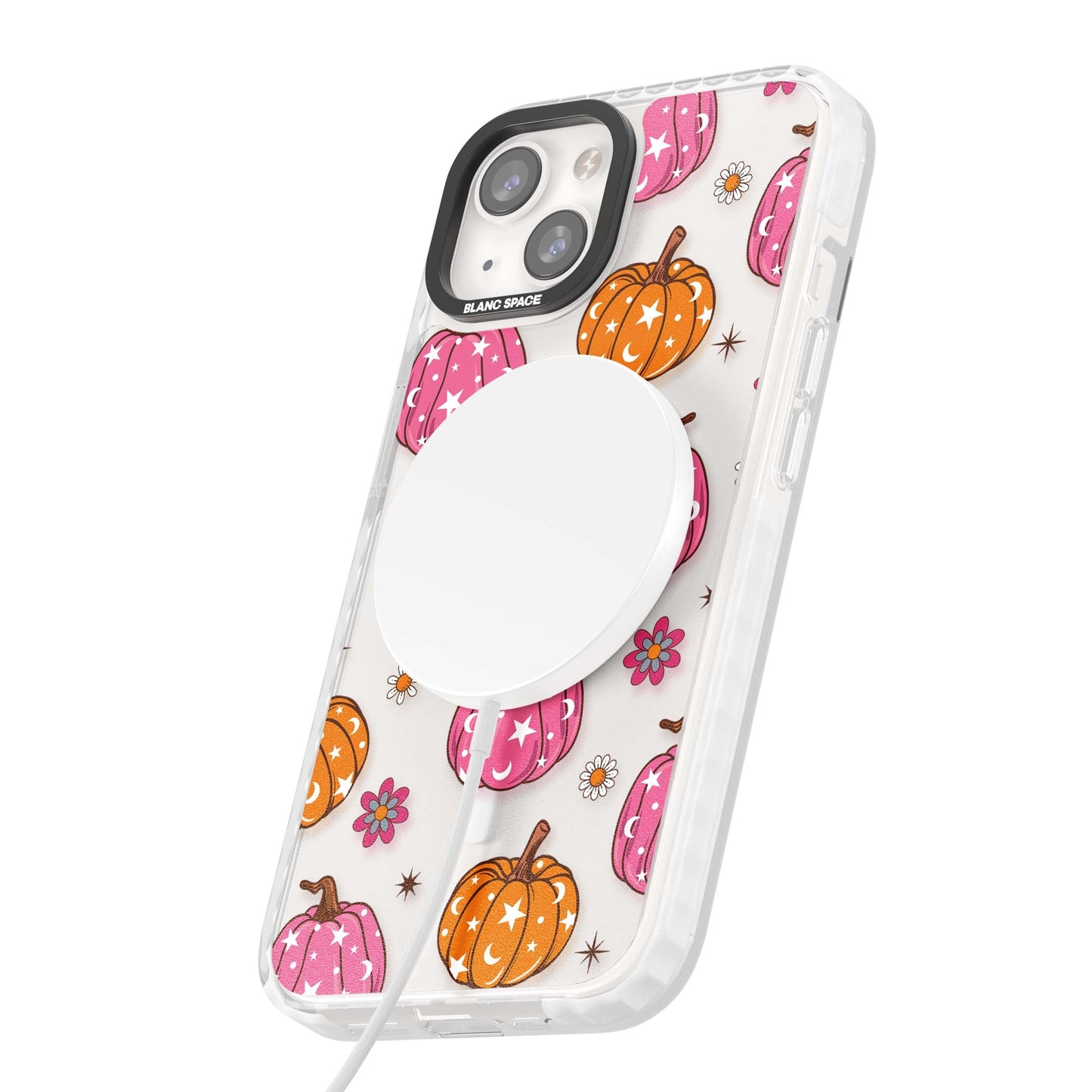 Motif de citrouilles Fleurs et Étoiles