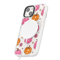 Motif de citrouilles Fleurs et Étoiles