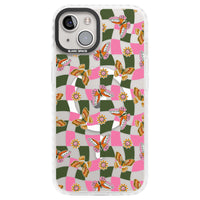 Wavy Butterfly Checked Pattern