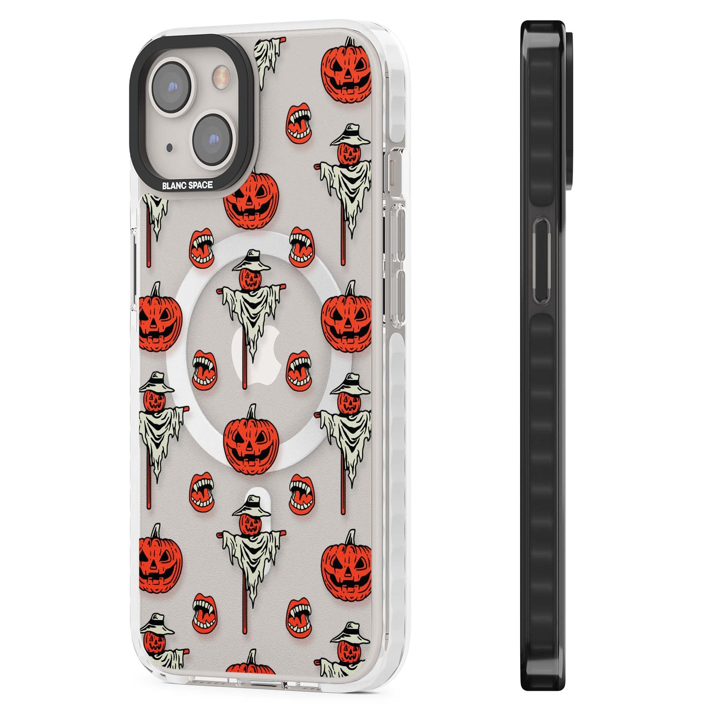 Retro Red Pumpkins & Scarecrows