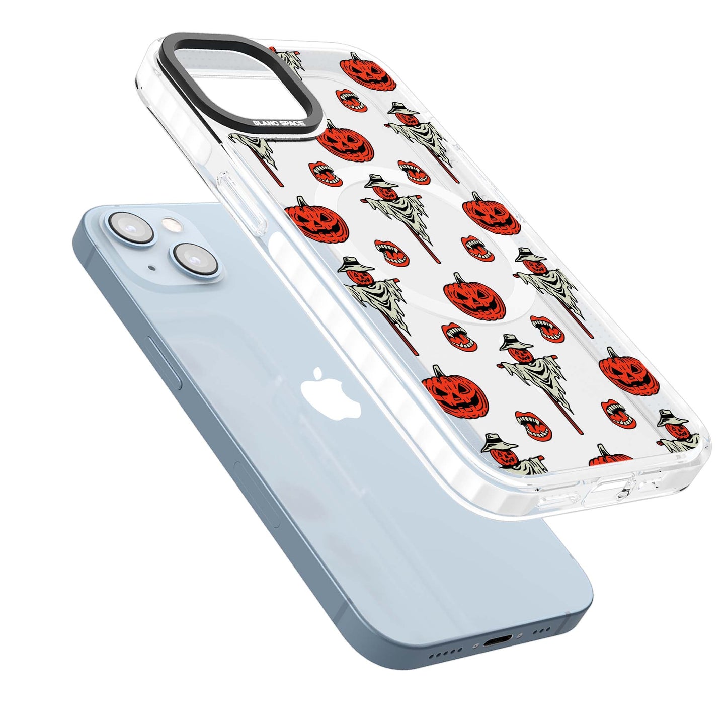 Retro Red Pumpkins & Scarecrows