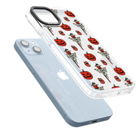 Retro Red Pumpkins & Scarecrows