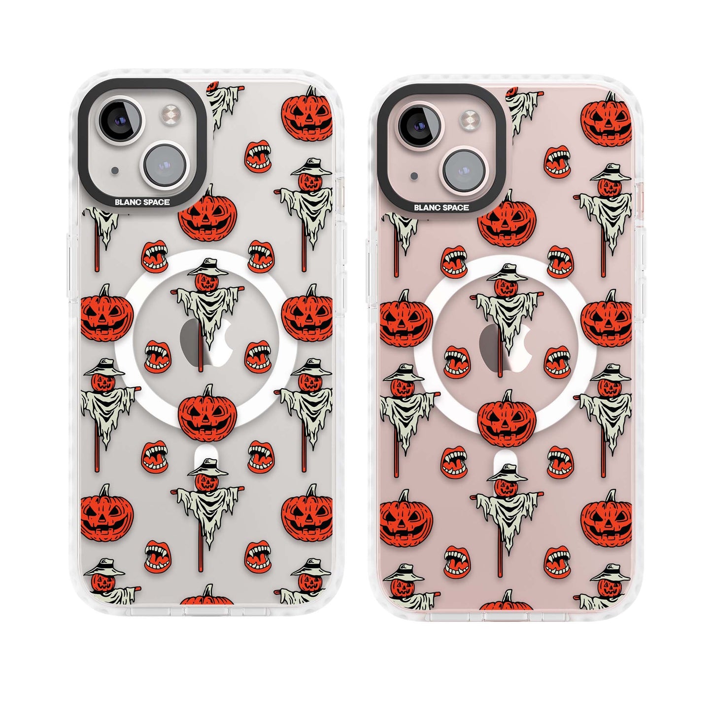 Retro Red Pumpkins & Scarecrows