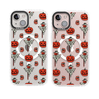 Retro Red Pumpkins & Scarecrows