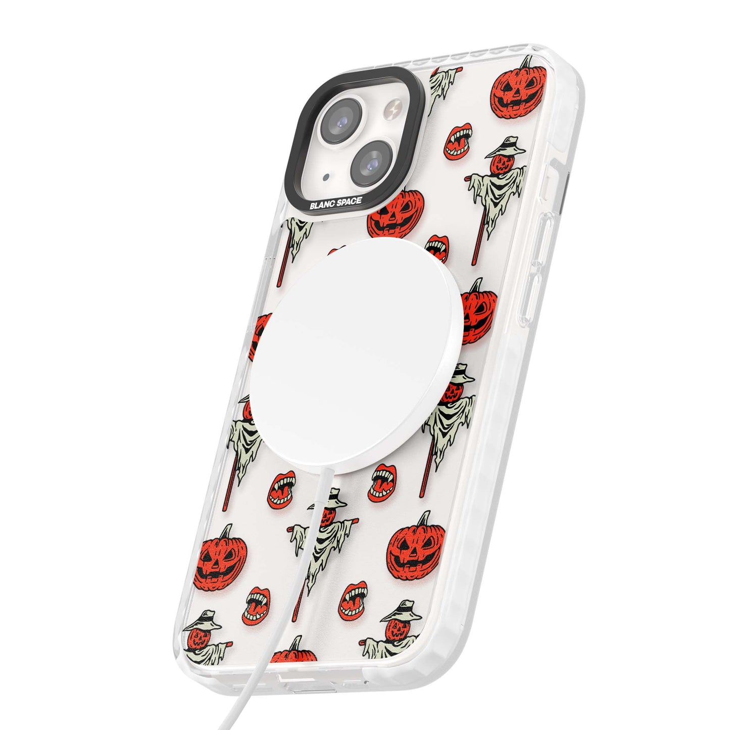 Retro Red Pumpkins & Scarecrows