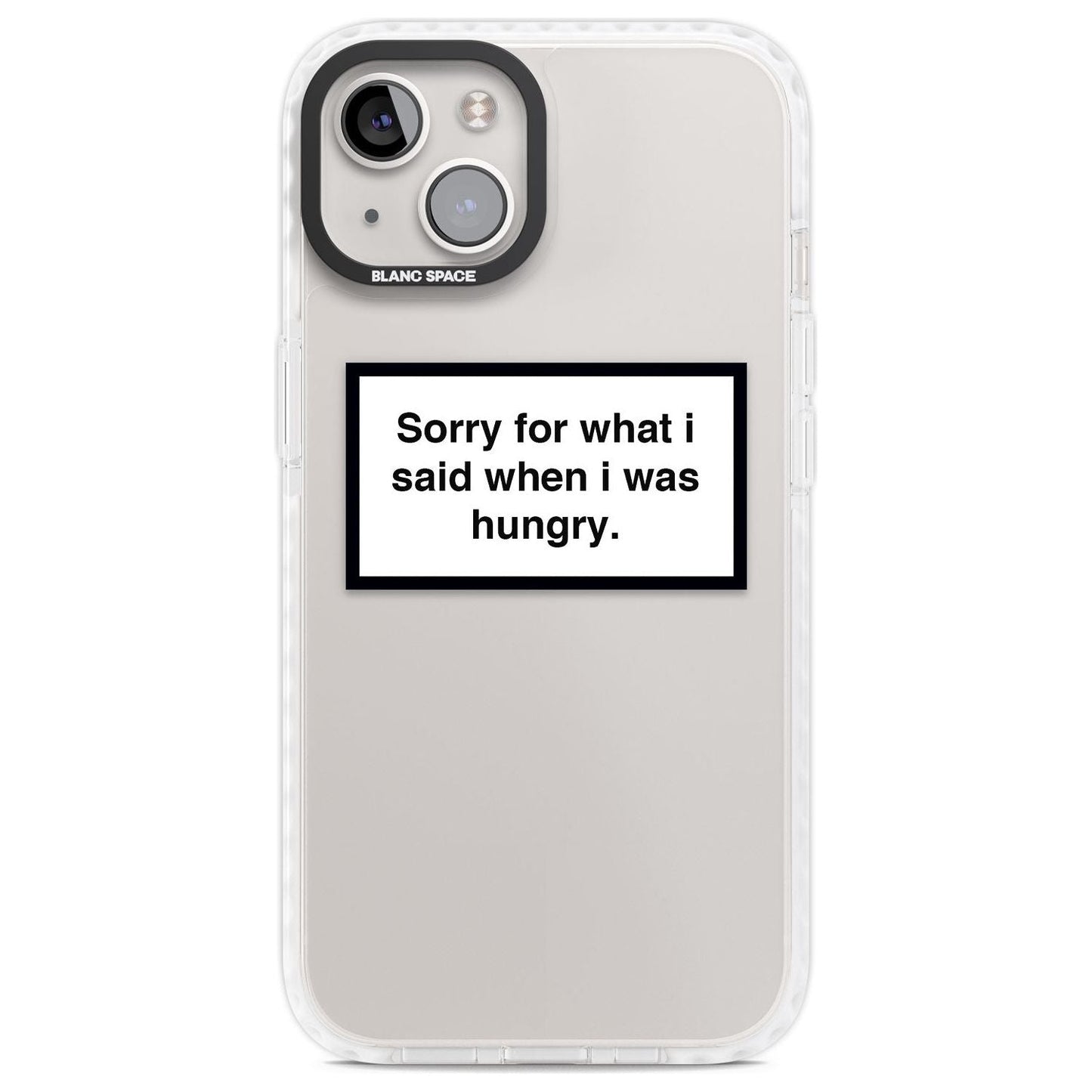 Sorry For What I Said