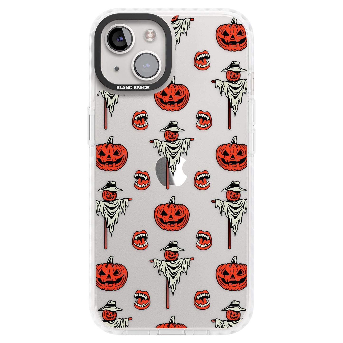 Retro Red Pumpkins & Scarecrows