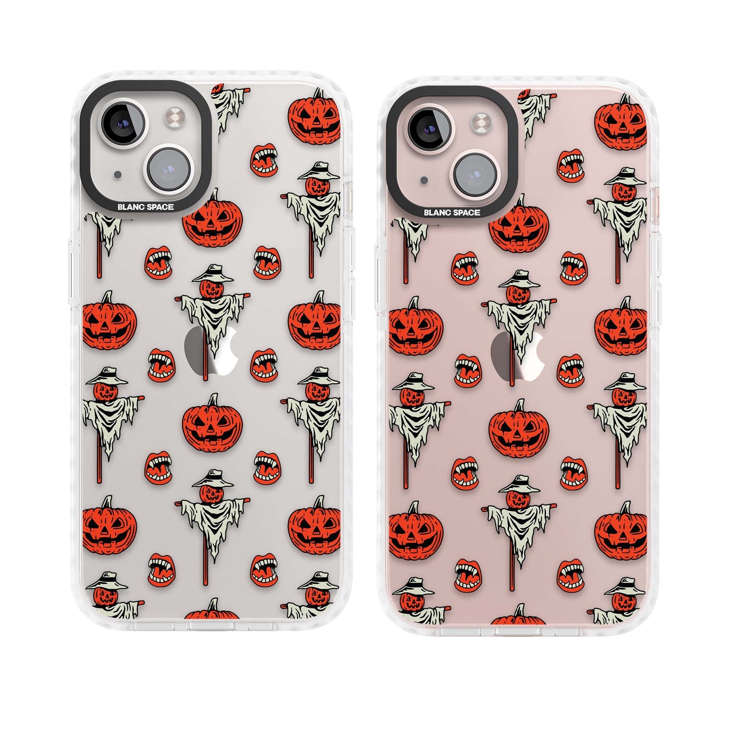 Retro Red Pumpkins & Scarecrows