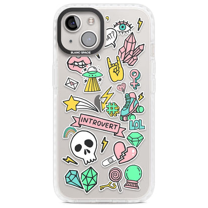 Autocollant introverti