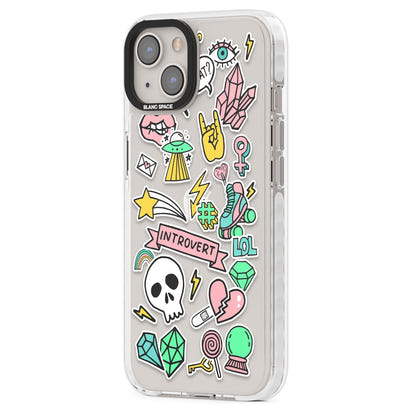 Autocollant introverti