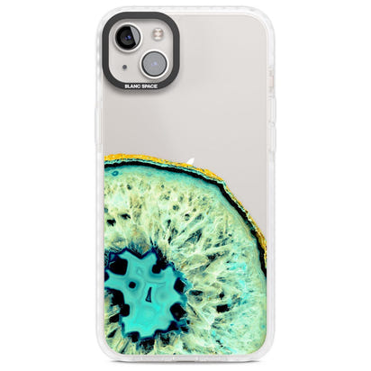 Géode turquoise en cristal