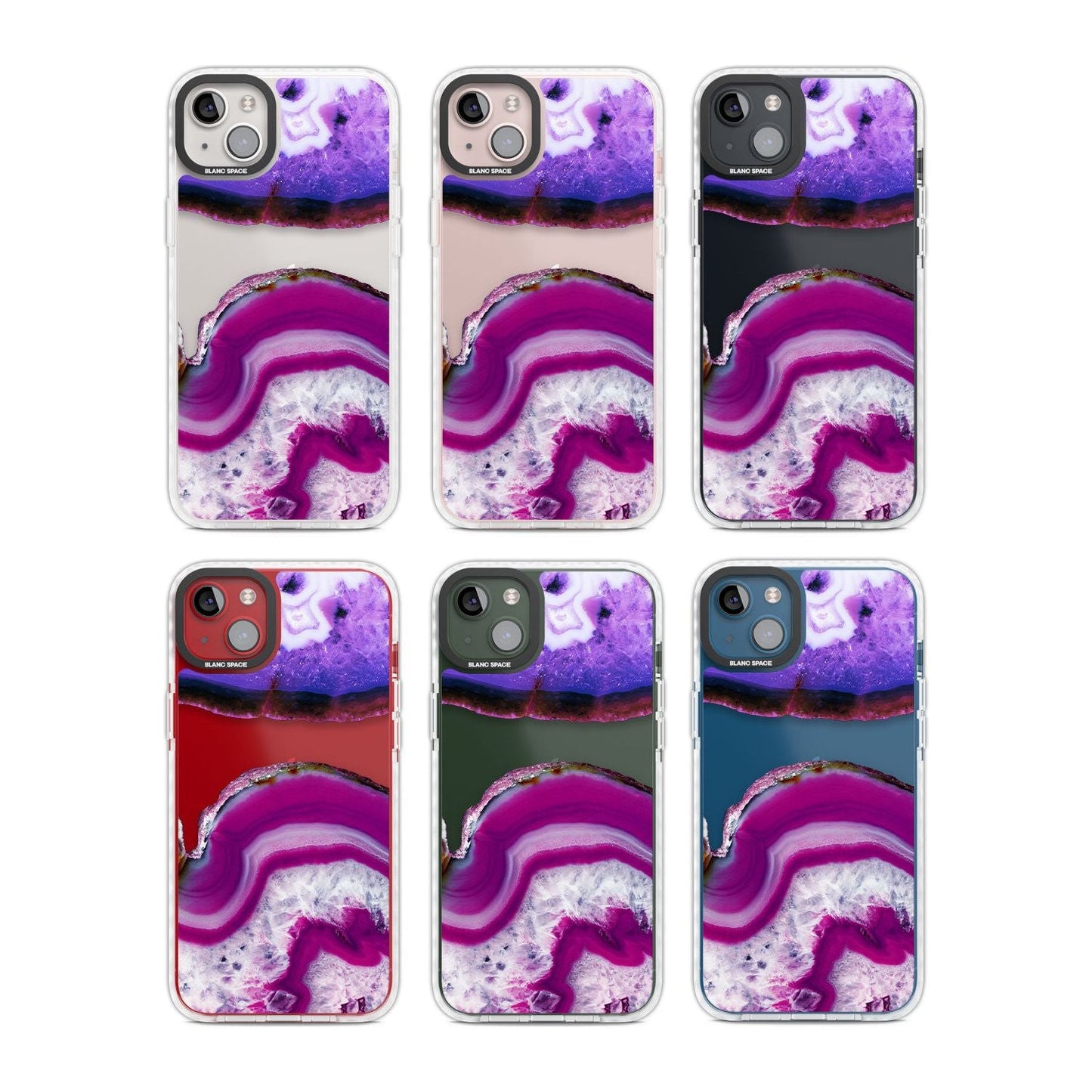 Tranche de cristal d'améthyste