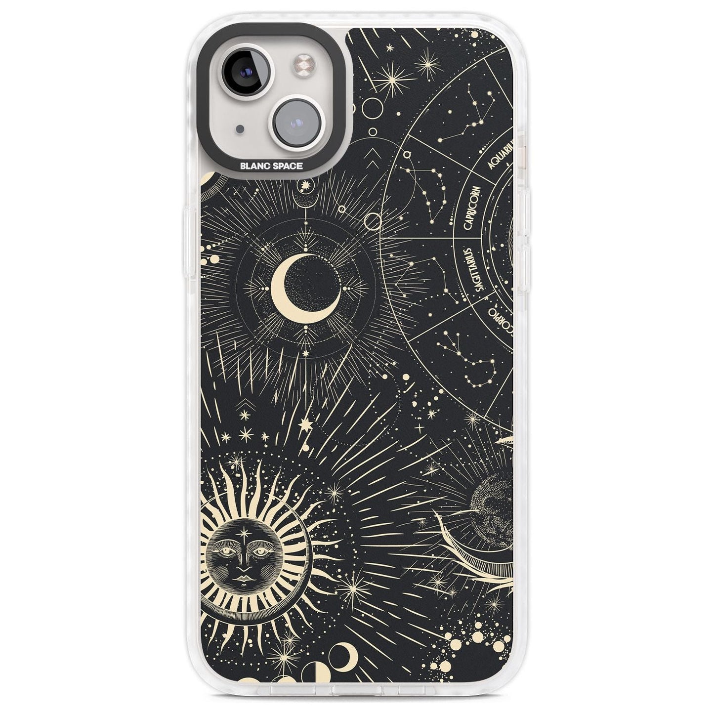 Soleil cosmique et symboles du zodiaque