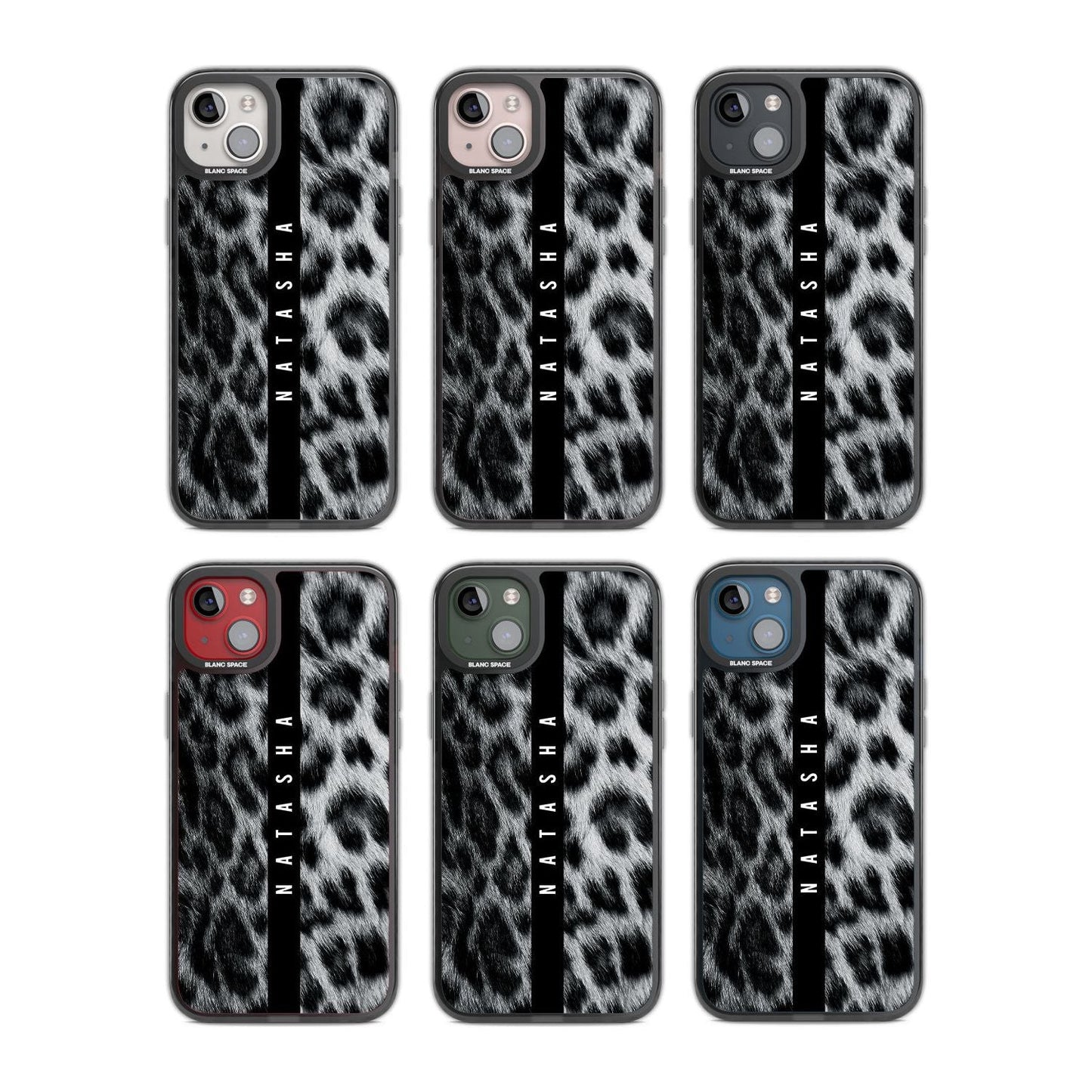 Personalised Snow Leopard Print
