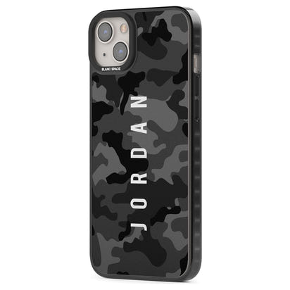 Personalised Black Camouflage Name