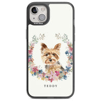 Personalised Yorkshire Terrier Floral Portrait