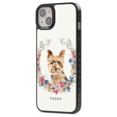 Personalised Yorkshire Terrier Floral Portrait