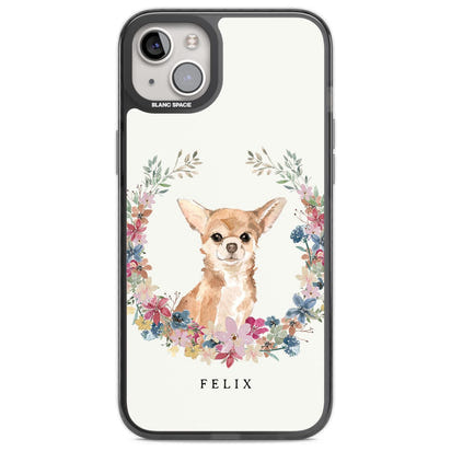 Personalised Chihuahua Floral Portrait