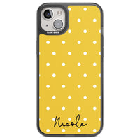 Personalised Yellow Polka Dot