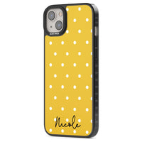Personalised Yellow Polka Dot