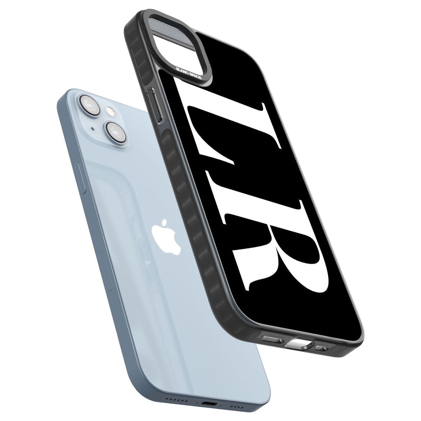 Lettres blanches et noires personnalisées