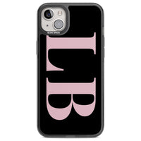 Lettres personnalisées roses et noires vertes