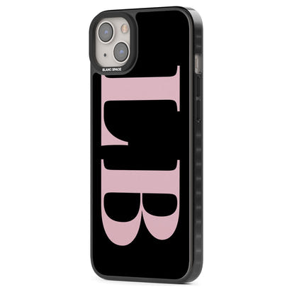 Lettres personnalisées roses et noires vertes