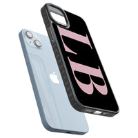 Lettres personnalisées roses et noires vertes