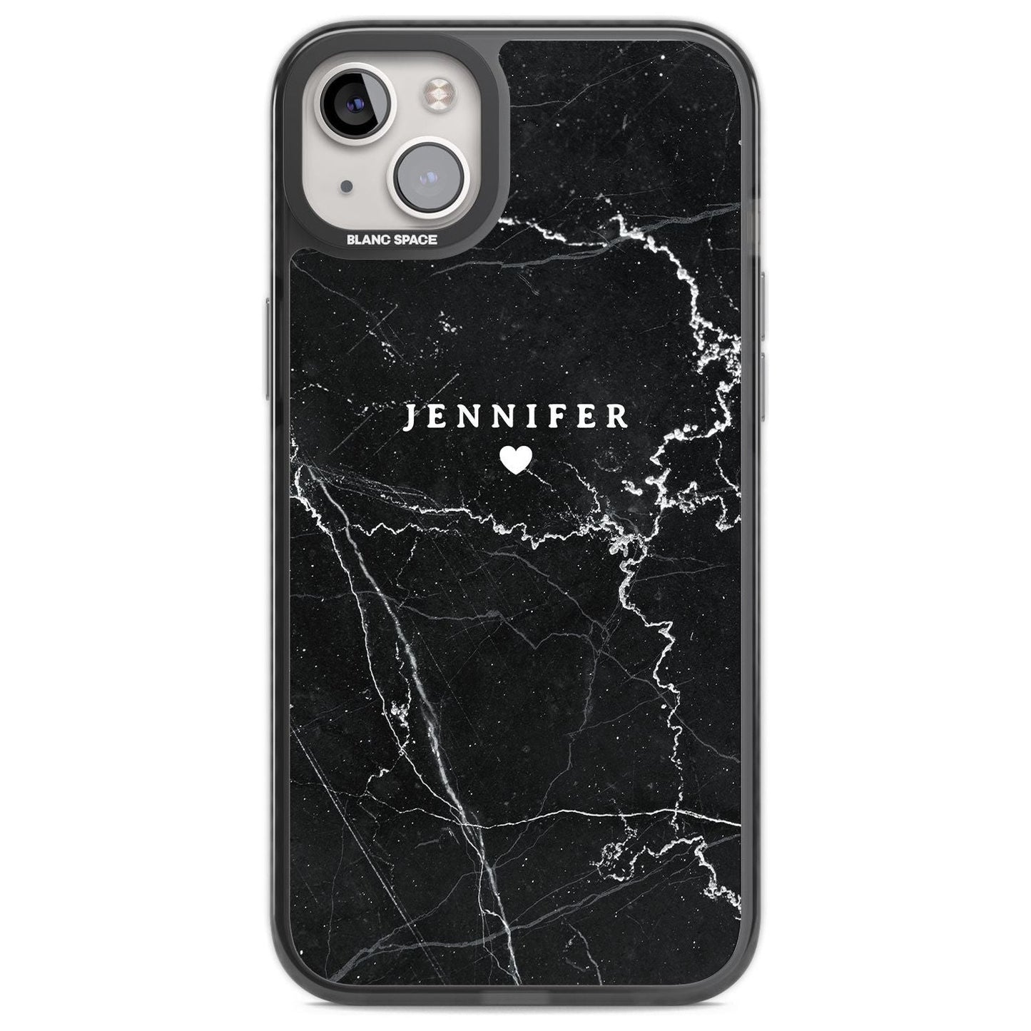 Personalised Black Marble