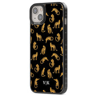 Personalised Gold Cheetah Pattern
