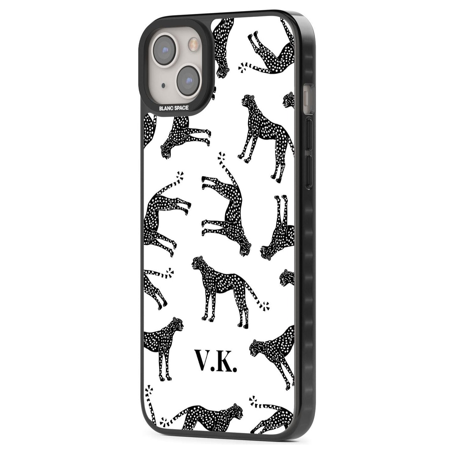 Personalised Black & White Cheetah Pattern