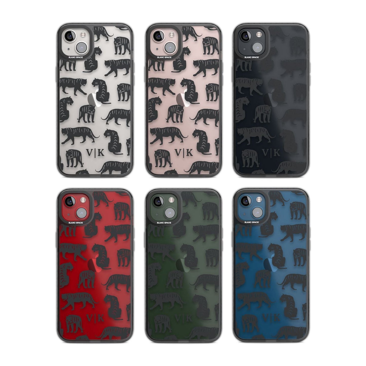 Personalised Tiger Silhouettes