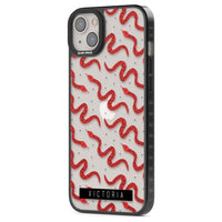 Personalised Red Snake Pattern