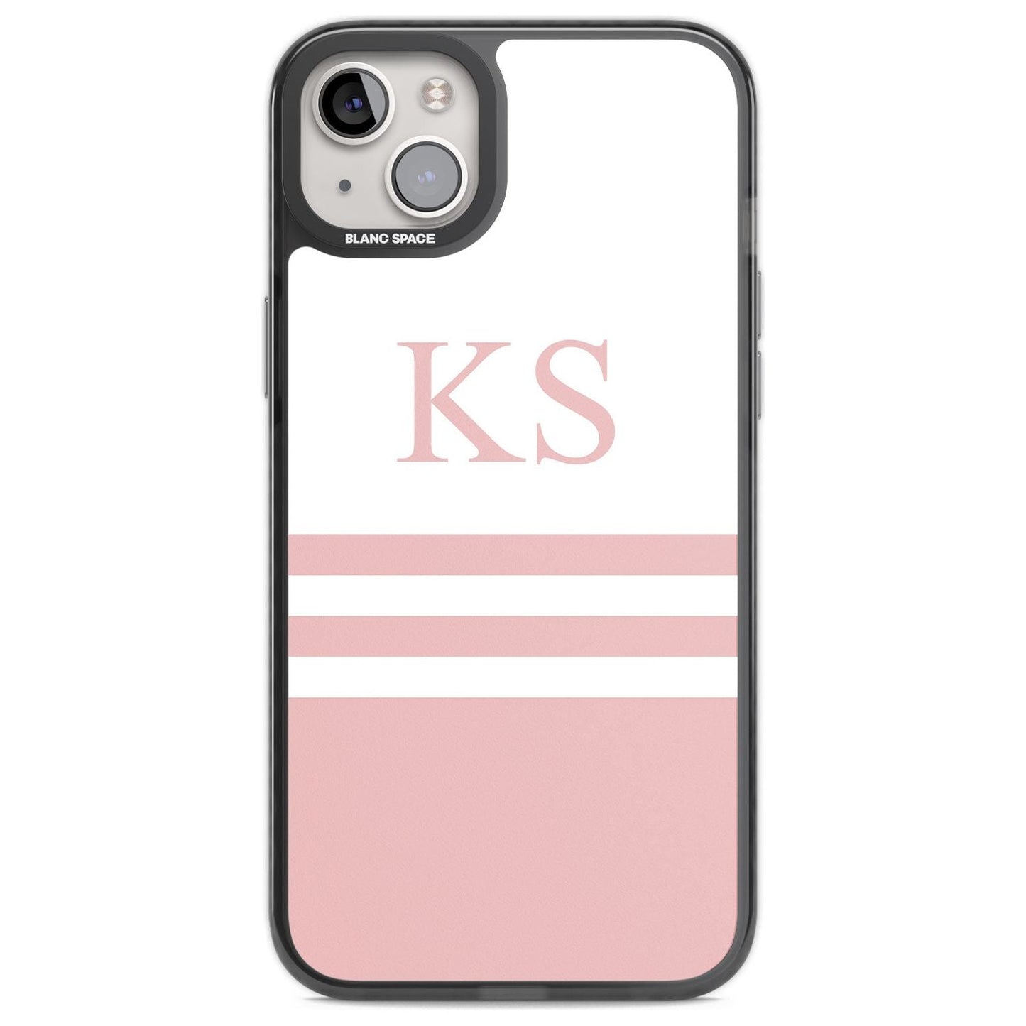 Personalised Pink Stripes & Initials